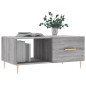 vidaXL Couchtisch Grau Sonoma 90x50x40 cm Holzwerkstoff vidaXL Couchtisch Grau Sonoma 90x50x40 cm Holzwerkstoff