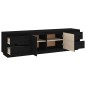 vidaXL TV-Schrank Schwarz 176x37x47,5 cm Massivholz Kiefer vidaXL TV-Schrank Schwarz 176x37x47,5 cm Massivholz Kiefer