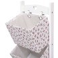vidaXL 2-stufiges Korbregal Blumenmuster 35 x 35 x 72 cm Holz vidaXL 2-stufiges Korbregal Blumenmuster 35 x 35 x 72 cm Holz