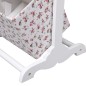 vidaXL 2-stufiges Korbregal Blumenmuster 35 x 35 x 72 cm Holz vidaXL 2-stufiges Korbregal Blumenmuster 35 x 35 x 72 cm Holz