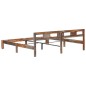 vidaXL Massivholzbett Palisander 200x200 cm vidaXL Massivholzbett Palisander 200x200 cm