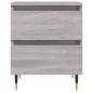 vidaXL Nachttisch Grau Sonoma 40x35x50 cm Holzwerkstoff vidaXL Nachttisch Grau Sonoma 40x35x50 cm Holzwerkstoff
