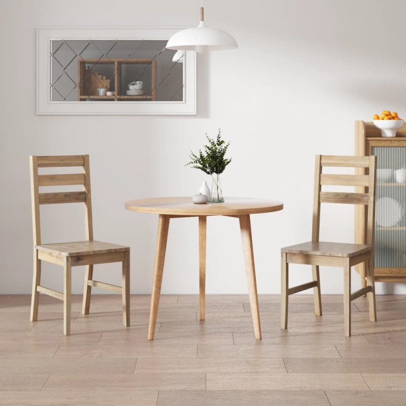 vidaXL Esszimmerstühle 2 Stk. Massivholz Akazie vidaXL Esszimmerstühle 2 Stk. Massivholz Akazie