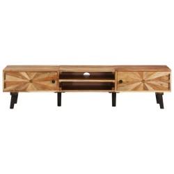vidaXL TV-Schrank 145x35x35 cm Akazie Massivholz