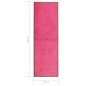 vidaXL Fußmatte Waschbar Rosa 60x180 cm vidaXL Fußmatte Waschbar Rosa 60x180 cm