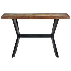 vidaXL Esstisch 120x60x75 cm Altholz Massiv