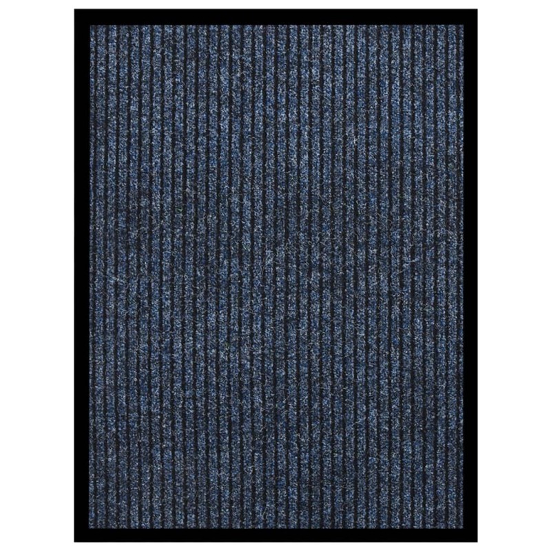 vidaXL Fußmatte Gestreift Blau 60x80 cm vidaXL Fußmatte Gestreift Blau 60x80 cm