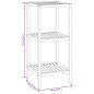 vidaXL Badregal 36x36x79 cm Massivholz Nussbaum vidaXL Badregal 36x36x79 cm Massivholz Nussbaum