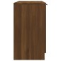 vidaXL Badezimmerschrank Braun Eiche 64,5x33,5x59 cm Holzwerkstoff vidaXL Badezimmerschrank Braun Eiche 64,5x33,5x59 cm Holzwerkstoff