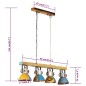 vidaXL Deckenleuchte Industrie-Stil 25 W Mehrfarbig 111 cm E27 vidaXL Deckenleuchte Industrie-Stil 25 W Mehrfarbig 111 cm E27