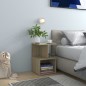 vidaXL Nachttische 2 Stk. Sonoma-Eiche 35x35x55 cm Holzwerkstoff vidaXL Nachttische 2 Stk. Sonoma-Eiche 35x35x55 cm Holzwerkstoff