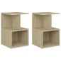 vidaXL Nachttische 2 Stk. Sonoma-Eiche 35x35x55 cm Holzwerkstoff vidaXL Nachttische 2 Stk. Sonoma-Eiche 35x35x55 cm Holzwerkstoff
