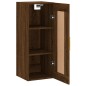vidaXL Wandschrank Braun Eichen-Optik 34,5x34x90 cm Holzwerkstoff vidaXL Wandschrank Braun Eichen-Optik 34,5x34x90 cm Holzwerkstoff