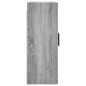 vidaXL Wandschrank Grau Sonoma 69,5x34x90 cm vidaXL Wandschrank Grau Sonoma 69,5x34x90 cm