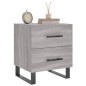 vidaXL Nachttisch Grau Sonoma 40x35x47,5 cm Holzwerkstoff vidaXL Nachttisch Grau Sonoma 40x35x47,5 cm Holzwerkstoff
