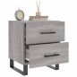 vidaXL Nachttisch Grau Sonoma 40x35x47,5 cm Holzwerkstoff vidaXL Nachttisch Grau Sonoma 40x35x47,5 cm Holzwerkstoff