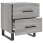 vidaXL Nachttisch Grau Sonoma 40x35x47,5 cm Holzwerkstoff vidaXL Nachttisch Grau Sonoma 40x35x47,5 cm Holzwerkstoff