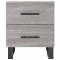 vidaXL Nachttisch Grau Sonoma 40x35x47,5 cm Holzwerkstoff vidaXL Nachttisch Grau Sonoma 40x35x47,5 cm Holzwerkstoff