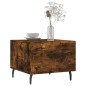 vidaXL Couchtisch Räuchereiche 50x50x40 cm Holzwerkstoff vidaXL Couchtisch Räuchereiche 50x50x40 cm Holzwerkstoff