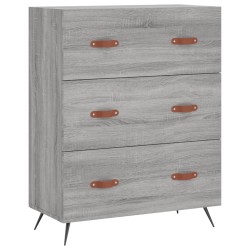 vidaXL Kommode Grau Sonoma 69,5x34x90 cm Holzwerkstoff