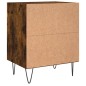 vidaXL Nachttisch Räuchereiche 40x30x50 cm Holzwerkstoff vidaXL Nachttisch Räuchereiche 40x30x50 cm Holzwerkstoff