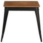 vidaXL Esstisch Akazienholz Massiv und Stahl 75 x 75 x 76 cm vidaXL Esstisch Akazienholz Massiv und Stahl 75 x 75 x 76 cm