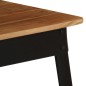 vidaXL Esstisch Akazienholz Massiv und Stahl 75 x 75 x 76 cm vidaXL Esstisch Akazienholz Massiv und Stahl 75 x 75 x 76 cm