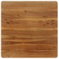 vidaXL Esstisch Akazienholz Massiv und Stahl 75 x 75 x 76 cm vidaXL Esstisch Akazienholz Massiv und Stahl 75 x 75 x 76 cm