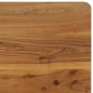 vidaXL Esstisch Akazienholz Massiv und Stahl 75 x 75 x 76 cm vidaXL Esstisch Akazienholz Massiv und Stahl 75 x 75 x 76 cm