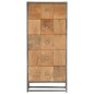 vidaXL Highboard mit Schubladen 45x30x100 cm Altholz Massiv vidaXL Highboard mit Schubladen 45x30x100 cm Altholz Massiv