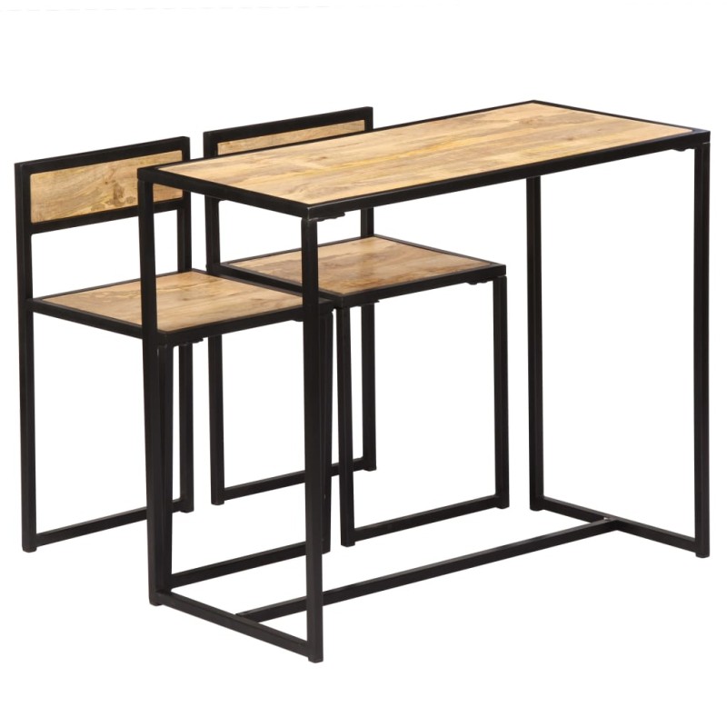 vidaXL 3-tlg. Essgruppe Massivholz Mango vidaXL 3-tlg. Essgruppe Massivholz Mango