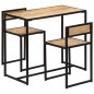 vidaXL 3-tlg. Essgruppe Massivholz Mango vidaXL 3-tlg. Essgruppe Massivholz Mango