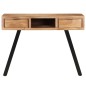 vidaXL Schreibtisch 107x45x79 cm Massivholz Akazie Lebendige Kanten vidaXL Schreibtisch 107x45x79 cm Massivholz Akazie Lebendige Kanten
