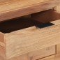 vidaXL Schreibtisch 107x45x79 cm Massivholz Akazie Lebendige Kanten vidaXL Schreibtisch 107x45x79 cm Massivholz Akazie Lebendige Kanten
