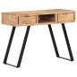 vidaXL Schreibtisch 107x45x79 cm Massivholz Akazie Lebendige Kanten vidaXL Schreibtisch 107x45x79 cm Massivholz Akazie Lebendige Kanten