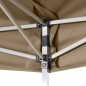 vidaXL Faltpavillon Sechseckig 3,6x3,1 m Taupe 220 g/m² vidaXL Faltpavillon Sechseckig 3,6x3,1 m Taupe 220 g/m²