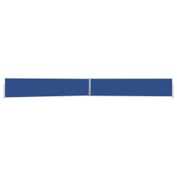 vidaXL Seitenmarkise Ausziehbar Blau 140x1200 cm