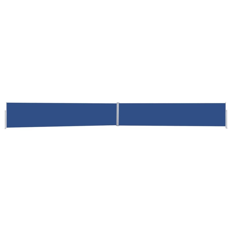 vidaXL Seitenmarkise Ausziehbar Blau 140x1200 cm vidaXL Seitenmarkise Ausziehbar Blau 140x1200 cm