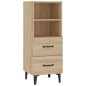 vidaXL Sideboard Sonoma-Eiche 34,5x34x90 cm Holzwerkstoff vidaXL Sideboard Sonoma-Eiche 34,5x34x90 cm Holzwerkstoff