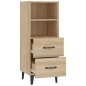vidaXL Sideboard Sonoma-Eiche 34,5x34x90 cm Holzwerkstoff vidaXL Sideboard Sonoma-Eiche 34,5x34x90 cm Holzwerkstoff