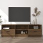 vidaXL TV-Schrank Braun Eichen-Optik 150x33,5x45 cm Holzwerkstoff vidaXL TV-Schrank Braun Eichen-Optik 150x33,5x45 cm Holzwerkstoff