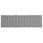 Sonnenliegen-Auflage Grau 200x60x3 cm Oxford-Gewebe Sonnenliegen-Auflage Grau 200x60x3 cm Oxford-Gewebe