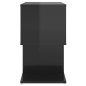 vidaXL Nachttische 2 Stk. Hochglanz-Schwarz 50x30x51,5cm Holzwerkstoff vidaXL Nachttische 2 Stk. Hochglanz-Schwarz 50x30x51,5cm Holzwerkstoff
