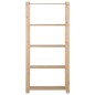 vidaXL Lagerregal mit 5 Böden 80x28,5x170 cm Massivholz Kiefer vidaXL Lagerregal mit 5 Böden 80x28,5x170 cm Massivholz Kiefer
