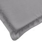 Sonnenliegen-Auflage Grau 200x60x3 cm Oxford-Gewebe Sonnenliegen-Auflage Grau 200x60x3 cm Oxford-Gewebe