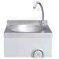 vidaXL Handwaschbecken mit Wasserhahn und Seifenspender Edelstahl vidaXL Handwaschbecken mit Wasserhahn und Seifenspender Edelstahl