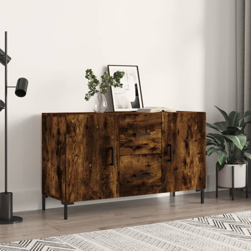 vidaXL Sideboard Räuchereiche 100x36x60 cm Holzwerkstoff vidaXL Sideboard Räuchereiche 100x36x60 cm Holzwerkstoff