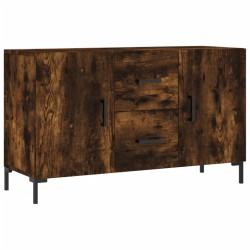 vidaXL Sideboard Räuchereiche 100x36x60 cm Holzwerkstoff