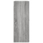 Wandschränke 2 Stk. Grau Sonoma Holzwerkstoff Wandschränke 2 Stk. Grau Sonoma Holzwerkstoff