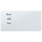vidaXL Magnettafel Wandmontage Weiß 40x20 cm Hartglas vidaXL Magnettafel Wandmontage Weiß 40x20 cm Hartglas